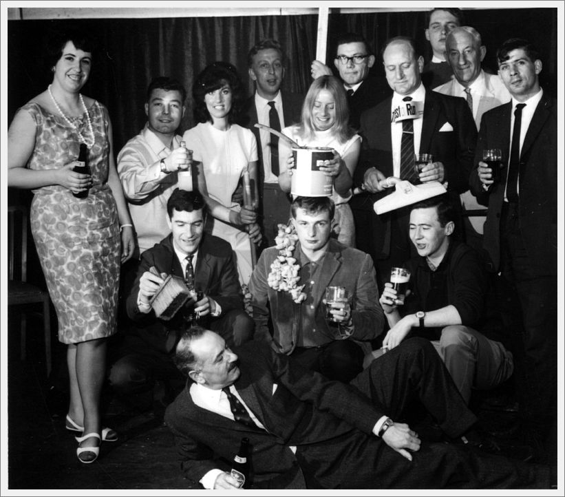 Marie and members of Ariel Theatre Guild - Germany