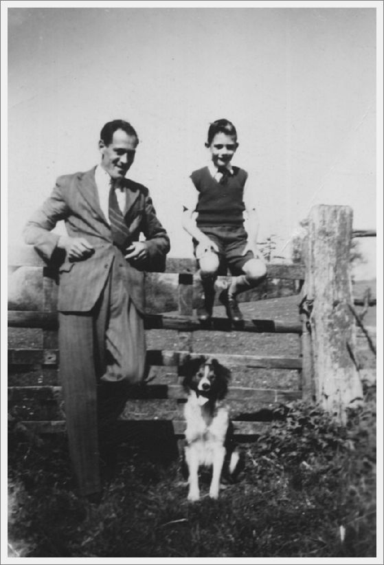 Dad, David and Rusty