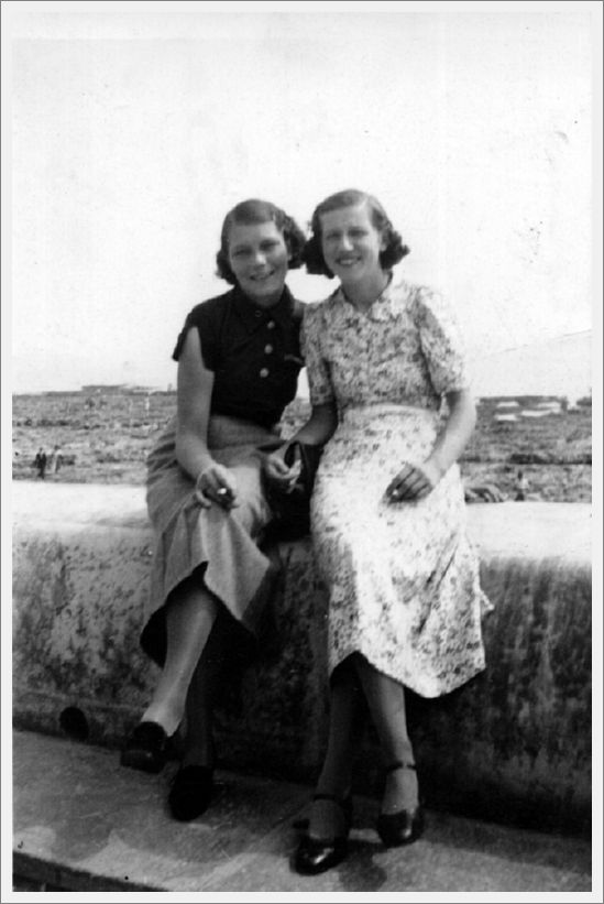 Auntie Connie and Auntie Vera (?)